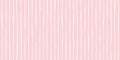 Seamless playful hand drawn light pastel pink pin stripe fabric pattern Royalty Free Stock Photo