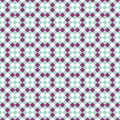 Seamless Plum and Mint Vintage geometric block pattern