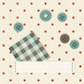 Seamless polka dot fabric