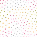 Seamless Polka Dot Pattern Royalty Free Stock Photo