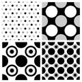 Seamless polka dots Royalty Free Stock Photo