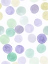 Seamless Polka Dots Pattern. Random Stains