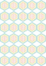 Seamless polygon geometric design background
