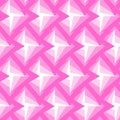 Seamless Polygonal Pink Pattern. Geometric Abstract Background