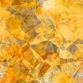 Seamless polygonal yellow pattern Royalty Free Stock Photo