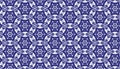 Seamless portugal Azulejos pattern. Blue and white mosaic tile for Ceramic tableware, pottery, textile. Ethnic background with
