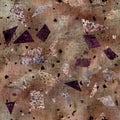 Sepia worn posh luxurious seamless pattern swatch