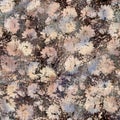 Sepia worn posh luxurious seamless pattern swatch