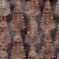 Sepia worn posh luxurious seamless pattern swatch
