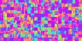 Seamless psychedelic rainbow thermal infrared heatmap mosaic square tiles pattern Royalty Free Stock Photo