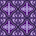 Seamless purple Celtic pattern