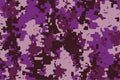 seamless purple digital camouflage texture pattern. Usable for Jacket Pants Shirt and Shorts. Army textile fabric print.
