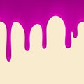 Seamless Purple paint colorful dripping