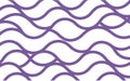 Seamless Purple Wavy Lines Pattern Background Royalty Free Stock Photo