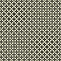 Seamless Off White, Grey, & Black Quatrefoil Pattern Royalty Free Stock Photo