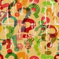 Seamless question mark background