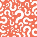 Seamless Question Mark Background