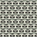 Seamless raccoon vector pattern.