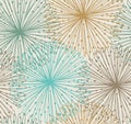 Seamless radial pattern. Netting abstract background