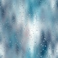 Seamless rain drop water repeat pattern on blur Royalty Free Stock Photo