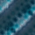 Seamless rain drop water repeat pattern on blur Royalty Free Stock Photo