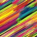 Seamless rainbow diagonal stripes color line art Royalty Free Stock Photo