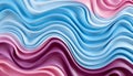 Seamless rainbow liquid pastel wavy melted plastic texture on wrinkle silicone sheet background