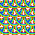 Seamless rainbow pattern Royalty Free Stock Photo