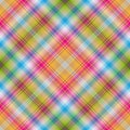 Seamless rainbow striped diagonal pattern