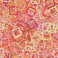 Seamless random rounded square pattern background Royalty Free Stock Photo