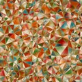 Seamless random triangle pattern for surface pattern and print Royalty Free Stock Photo