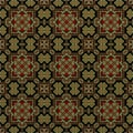 Seamless raster pattern in oriental style Flower psychedelic mosaic Pattern for wallpaper, backgrounds, decor for tapestries. Psyc