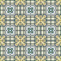 Seamless raster pattern in oriental style Flower psychedelic mosaic Pattern for wallpaper, backgrounds, decor for tapestries. Psyc