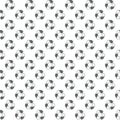 Seamless recycle sign pattern on white background