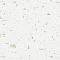 Seamless recycled speckled beige paper background. Vector paper texture with gold particles of debris.