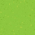 Seamless recycled speckled paper background. Green and yellow grunge texture