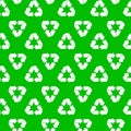 Seamless recycling pattern green