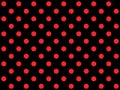Polka Dot Background Red Black