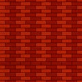 Seamless red brick wall background illustration Royalty Free Stock Photo