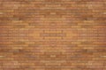 Seamless red brick wall, flat brown old stone background