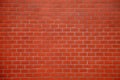 Seamless Red Brick Wall Texture Background. Royalty Free Stock Photo