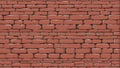 Seamless Red Brick Wall Texture Background. AI Generation Royalty Free Stock Photo