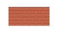 Seamless Red Brick Wall Texture Background, vector design Generative AI Royalty Free Stock Photo