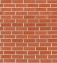 Seamless Red Brick Wall Texture. Royalty Free Stock Photo