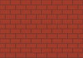 Seamless red brickwall masonry background vector illustration Royalty Free Stock Photo