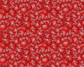 seamless red camouflage texture print pattern. Camo for Jacket Pants Shirt and Shorts. Army textile fabric. Royalty Free Stock Photo