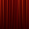 Seamless red curtain