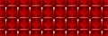 Seamless red 3d background with a grid of squares over octagon shapes Royalty Free Stock Photo