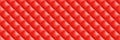 Seamless red leather texture background. English red genuine leather upholstery Royalty Free Stock Photo