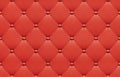 Seamless red leather upholstery pattern Royalty Free Stock Photo